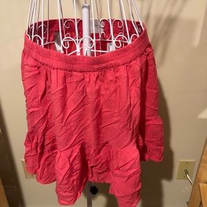 NWT Aeropostale Coral Mini Skirt XL